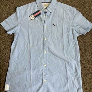 Jack Wills Blue Casual Button Down Shirt
